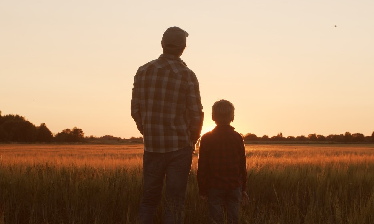 farmer and his son